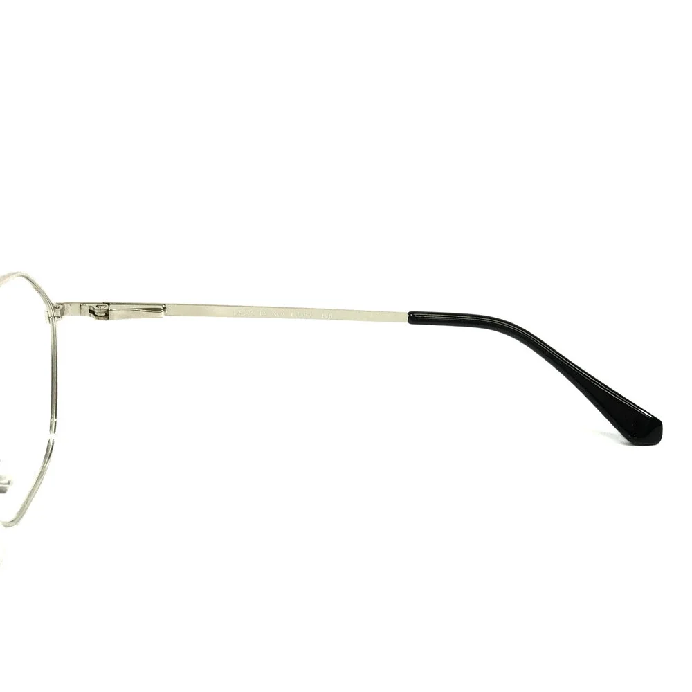 New Globe Eyeglasses Frames L5175 SILVER Geometric Wire Rim 51-19-140